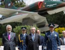 El presidente encabezó un homenaje a los caídos en Malvinas al llegar a San Luis