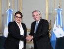 Alberto Fernández se reunió con la presidenta de Honduras y el director general de la FAO