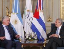 El presidente se reunió con su par de Cuba, Miguel Díaz-Canel 