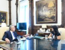 El presidente se reunió con la nueva titular del INADI, Greta Pena