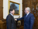 El presidente se reunió con el ministro de Relaciones Exteriores de Japón, Yoshimasa Hayashi