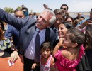 El presidente inauguró en Mendoza una de las cinco plantas depuradoras más grandes de la Argentina