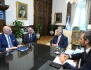 El presidente recibió al canciller de Grecia con una agenda centrada en el intercambio comercial y el vínculo cultural