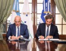 El presidente recibió al canciller de Grecia con una agenda centrada en el intercambio comercial y el vínculo cultural