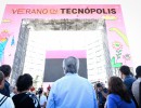 El presidente encabezó la apertura del ciclo Verano en Tecnópolis - Atardeceres 2023