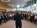 El presidente inauguró la nueva Torre de Desarrollo Académico de la Universidad Nacional de San Martín