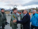 El presidente arribó a Ushuaia y mañana visitará la Base Marambio por el Día de Antártida Argentina