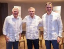 Alberto Fernández se reunió con Pedro Sánchez en República Dominicana