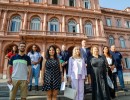 El presidente destacó en su discurso a personas beneficiadas por las políticas del Gobierno nacional