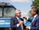 El presidente encabezó la última prueba de las obras para restituir el tren a Mendoza luego de 30 años sin servicio