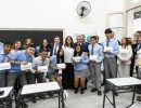 El presidente inauguró las obras de ampliación y puesta en valor de la Escuela Centenario en Santiago del Estero