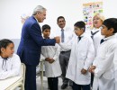 El presidente inauguró las obras de ampliación y puesta en valor de la Escuela Centenario en Santiago del Estero