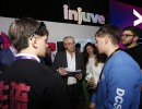 El presidente Alberto Fernández visitó la Feria IT Joven en Tecnópolis