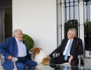 El presidente se reunió con el ex mandatario de Uruguay, José Mujica