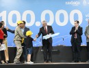  El presidente entregó en Santiago del Estero la vivienda 100 mil de la gestión