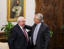 El presidente recibió a las autoridades de la Bolsa de Comercio de Buenos Aires