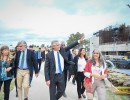 El presidente recorrió las obras del primer reactor de potencia 100% argentino