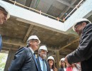 El presidente recorrió las obras del primer reactor de potencia 100% argentino