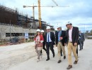 El presidente recorrió las obras del primer reactor de potencia 100% argentino