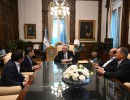 El presidente recibió a intendentes bonaerenses