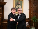 El presidente se reunió con el gobernador reelecto de Tierra del Fuego