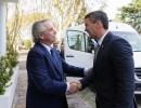 Alberto Fernández recibió al presidente electo de Paraguay, Santiago Peña