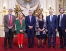 El presidente se reunió con Celeste Saulo, Frida Armas Pfirter y Federico Ariel en Casa Rosada