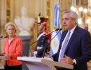 Alberto Fernández y Ursula von der Leyen destacaron la importancia del vínculo entre la Argentina y la Unión Europea