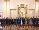 El presidente se reunió con una Delegación de parlamentarias y parlamentarios de México