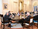 El presidente se reunió con una Delegación de parlamentarias y parlamentarios de México