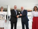 El Presidente llegó al Palacio de Planalto para reunirse con Luiz Inácio Lula da Silva