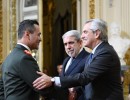 El Presidente encabezó la ceremonia de ascenso de oficiales superiores de las Fuerzas de Seguridad