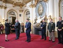 El Presidente encabezó la ceremonia de ascenso de oficiales superiores de las Fuerzas de Seguridad