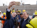 El presidente recorrió obras en ejecución en Almirante Brown