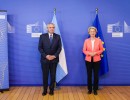 El presidente firmó un memorándum de cooperación energética con la Unión Europea