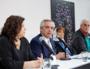 El presidente inauguró el Centro Cultural del Hospital Laura Bonaparte