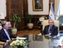 El presidente se reunió con el titular de la Cámara de la Construcción, Gustavo Weiss