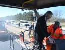 El presidente recorrió las obras de la nueva Variante Cañuelas que conectará la Autopista Ezeiza-Cañuelas con la Ruta Nacional 3
