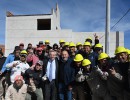 El presidente recorrió viviendas en construcción en Ensenada