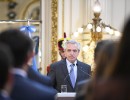 El presidente encabezó la ceremonia de jura de diplomáticos y diplomáticas del Instituto del Servicio Exterior de la Nación