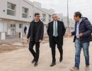 El presidente recorrió viviendas en construcción del programa Procrear II en Morón