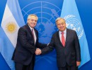 El presidente mantuvo una reunión con el secretario General de la ONU, António Guterres