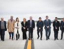 El presidente inauguró la nueva calle de rodaje en Ezeiza 