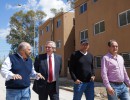 El presidente recorrió 252 viviendas en Ezeiza