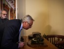 El presidente recorrió obras de restauración y puesta en valor de la ex sede de la Biblioteca Nacional y de la Basílica San Francisco de Asís