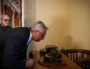 El presidente recorrió obras de restauración y puesta en valor de la ex sede de la Biblioteca Nacional y de la Basílica San Francisco de Asís