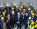 El presidente recorrió las obras del primer edificio propio de la Universidad Nacional de las Artes en el barrio de La Boca