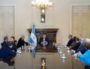 El presidente recibió a integrantes de instituciones armenias de Argentina