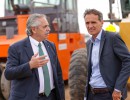 El presidente recorrió las obras de transformación en autopista de la Ruta Nacional N°3