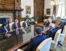 El presidente se reunió con autoridades de entidades judías para analizar la situación de los rehenes argentinos